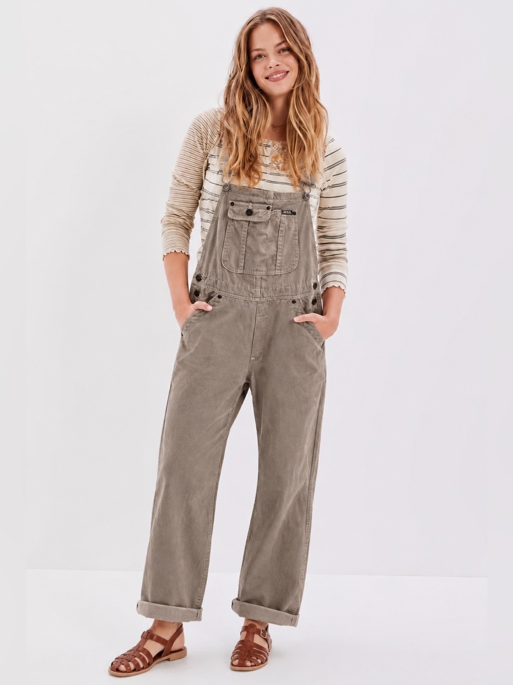 Vintage IKEDA Stone Denim Twill Overalls!!!!!!!!!
